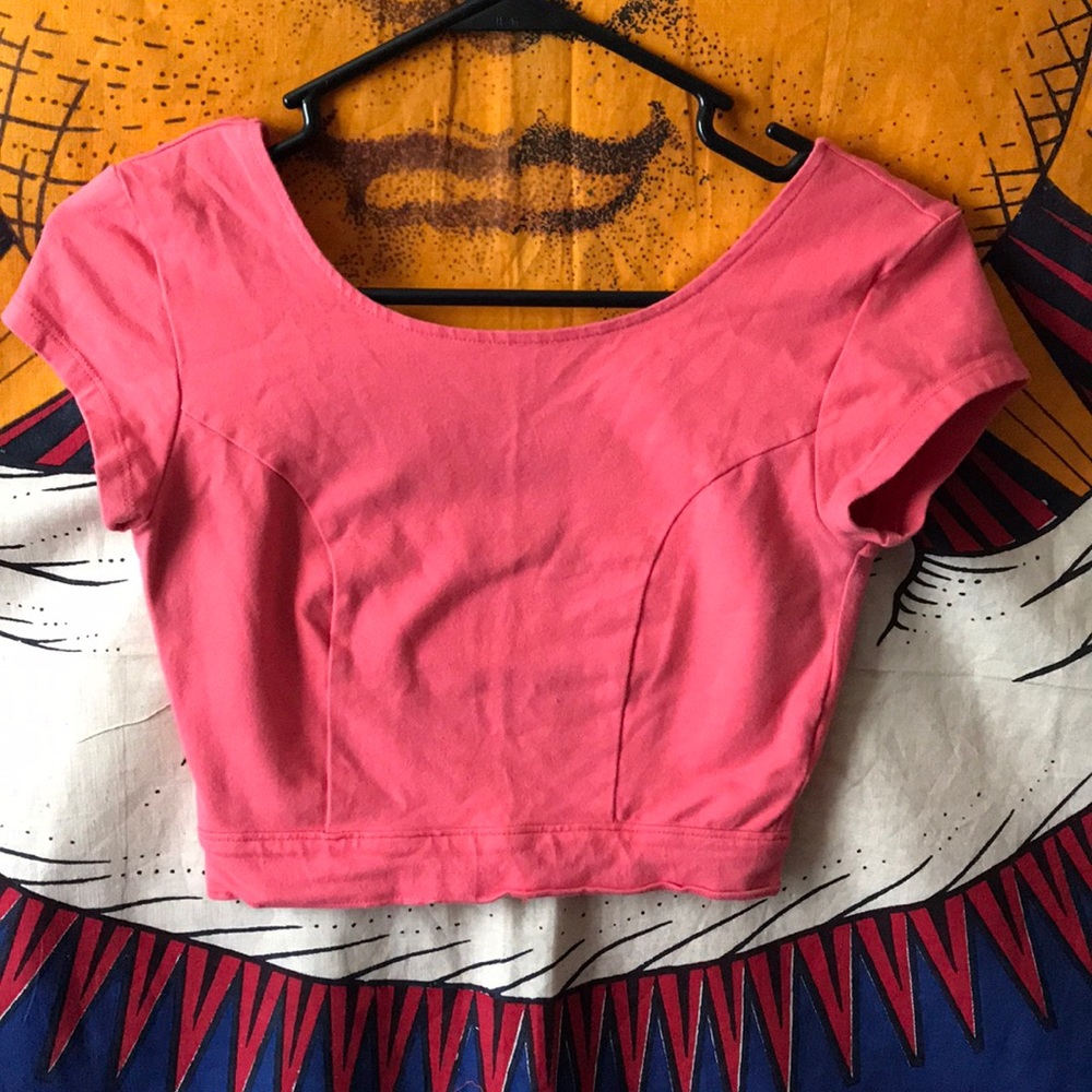 Pink like blush pink crop top 💕💕